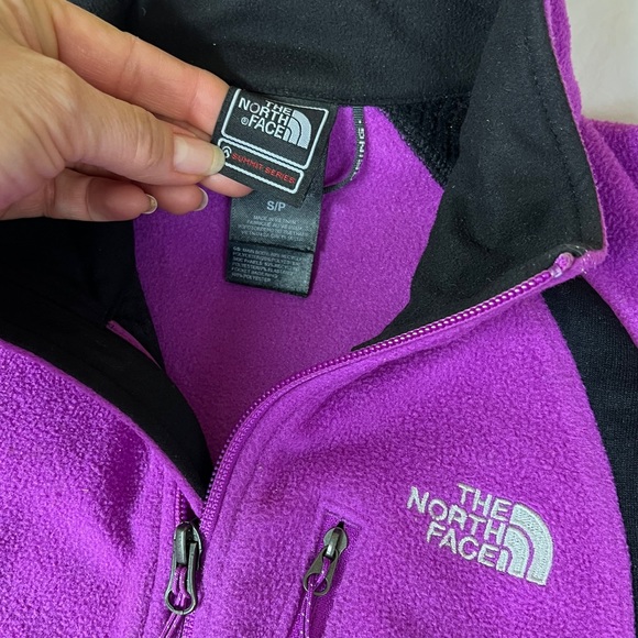 The North Face Fleece Jacket Purple Black Summit Series Size Small FL1 - Picture 9 of 9